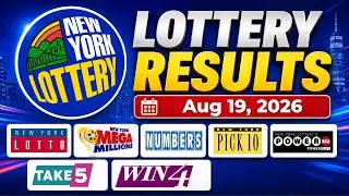 New York Lottery Results Today – August 19, 2026
