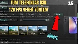 PUBG MOBİLE 120 FPS YAPMA 3.6 GÜNCEL  |  120 fps config pubg mobile 90 FPS