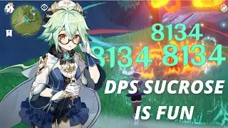 NEW *updated* Sucrose DPS build | Genshin impact |