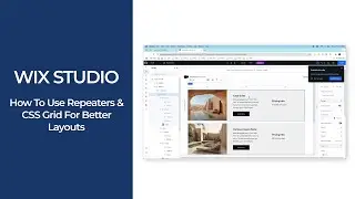 Wix Studio | How to Use Repeaters & CSS Grid For Better Layouts