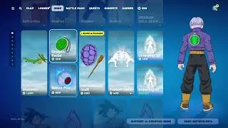 FULL DRAGON BALL ITEM SHOP | FORTNITE