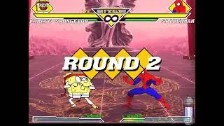 (M.U.G.E.N) Karate Spongebob vs Spiderman