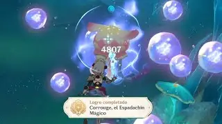 Logro: Corrouge, el Espadachín Mágico - Genshin Impact