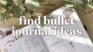 how to find ORIGINAL bullet journal THEME IDEAS for beginners