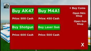How to make a weapon shop in Roblox studio! (Arsenal Tutorial)
