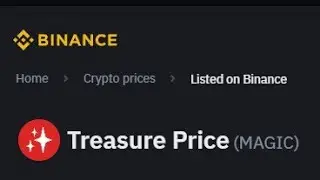 $MAGIC airdrop is confirmed & listed on Binance 🪂Cost: $0  Treasure has raised $10M+ from major VCs