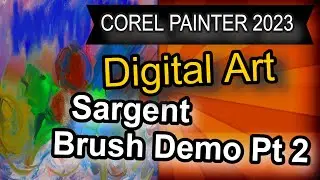 Corel Painter 2023: Sargent Brush Demo