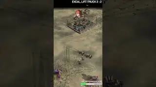 Buggies shoot a battle drone
