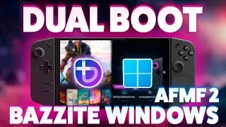 Dual Boot en Legion GO: Windows (con AFMF 2) y Bazzite (SteamOS) - De CERO a EXPERTO ❤️‍🔥