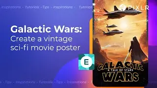 Create A Vintage Sci-fi Movie Poster Generated by AI in Pixlr E