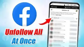 How to Unfollow all friend on Facebook at Once | Unfollow on Facebook Update
