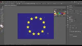 Об'єкти по колу в ілюстраторі.