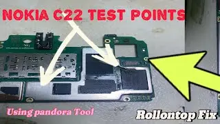 Nokia C22 test points to unlock | Nokia ta 1533 test points for erase data with tool