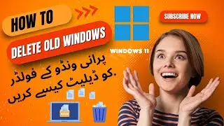 How to delete old windows folder in widows 11. delete previous windows. new trick 2023. Raheel Faraz