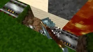 Minecraft tips and tricks Ep 9 - Lava/Water Door (HD)