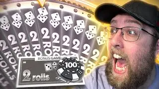 BIG BET ON 2 ROLLS MONOPOLY LIVE! (HUGE WIN)