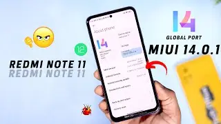 Global Stable MIUI 14.0.1 for Redmi Note 11 | Stock Port MIUI 14.0.1 Review  Ft Redmi Note 11