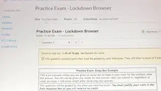 Exiting an Exam