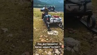 Плато Путорана. Как доставляется багаж наших гостей?! #платопуторана #туризм