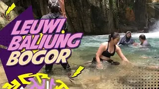 Suasana Alam Curug LEUWI BALIUNG Bogor, bisa JUMPING disini