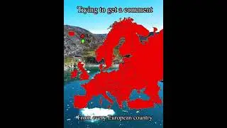 Trying to get a comment from every European country (day 1)