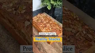 No Maida No refined Sugar whole wheat bread | Healthy snacks #ashortaday #recipe #shortsviral #short