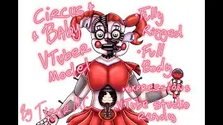 [SHOWCASE] CIRCUS BABY VTUBER MODEL