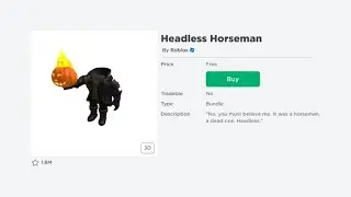 Roblox accidentally made Headless FREE?!?!?