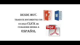 como traducir documentos pdf de ingles a español 2020