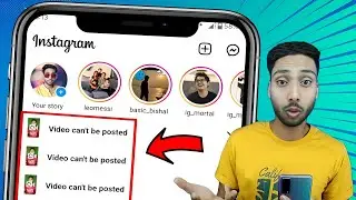 Instagram Reels - Video Can't Be Posted (FixProblem) | How to fix video can