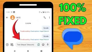 Trouble Sending Check Options Problem | Messages Trouble Sending Problem