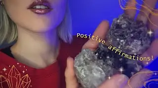 ASMR - Crystal Healing Session 🔮 ~ positive affirmations ~