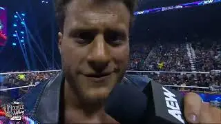 MJF RETURN PROMO AT AEW DOUBLE OR NOTHING 2024