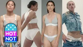 Women's World Cup Stars Alex Morgan, Chloe Kelly, Mary Fowler, and Kenza Dali in Calvin's Underwear