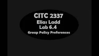 Windows Server - Group Policy Preference