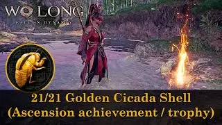 Wo Long: Fallen Dynasty - All 21 Golden Cicada Shell locations (Ascension achievement / trophy)