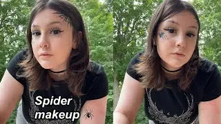 Spider makeup look! 🕷️🕸️