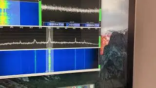 Radio hören auf dem iMac mit der CubicSDR software.