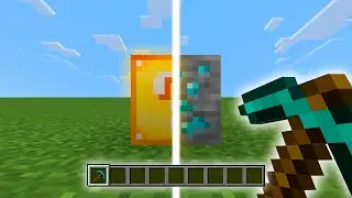 MINECRAFT pero los ORES son LUCKY BLOCKS