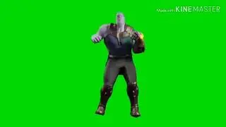 Thanos dancing Green Screen