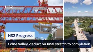 Construction of Britain’s longest rail bridge enters final stretch