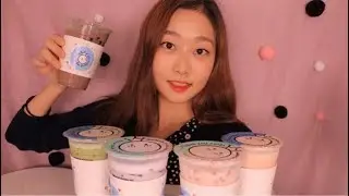 [ASMR] Chewy Bubble Tea Eating Sound (Tapioca Pearl)