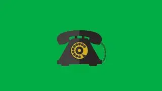 Telephone Green Screen Animation