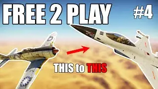War Thunder - UNLOCKING RANK 8 for FREE (Free to Play Series #4)