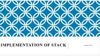 28. Stack Push PoP & Display Algorithm in Hindi Version