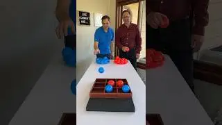 Unbelievable Game! 🤯 Ball Toss Tic-Tac-Toe!