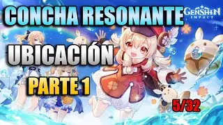 TODAS LAS CARACOLAS RESONANTES - UBICACIÓN - PARTE 1 - EVENTO ECO NARRADOR 1.6 | GENSHIN IMPACT