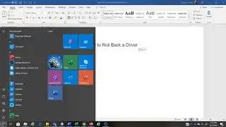 How to Roll Back a Driver