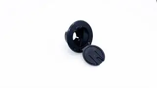 Valterra Black Electric Power Cord Small Round Cable Hatch 3" Cutout A10-2140BKBU