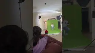 Behind the scenes Shooting Music Video in Studio ( Post Production Studio)